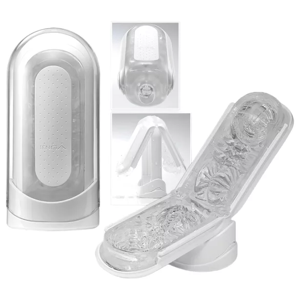 TENGA Flip Zero - masturbators vīriešiem balts