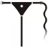 You2Toys - silikona strap-on dildo melns
