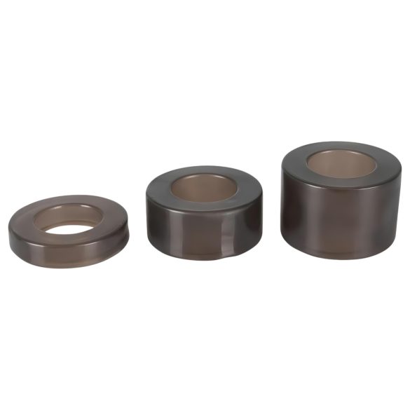 You2Toys - vīriešu dzimumlocekļa un sēklinieku gredzenu un stiepšanas komplekts