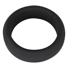   Black Velvets - bieza silikona erekcijas gredzens 3,8 cm melns