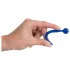 Dilator Sperm Stopper - urīnkanāla dilatators ar lodīti silikona zils