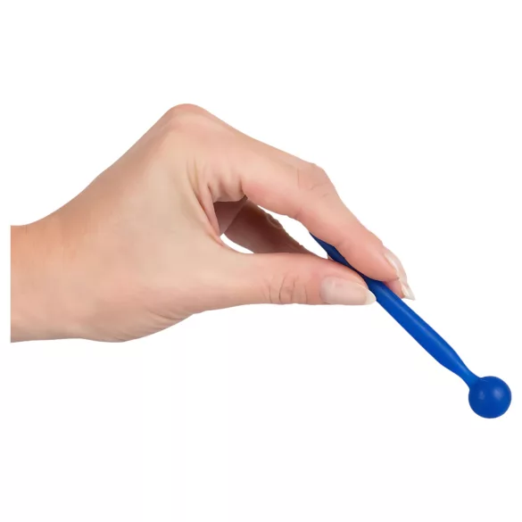 Dilator Sperm Stopper - urīnkanāla dilatators ar lodīti silikona zils