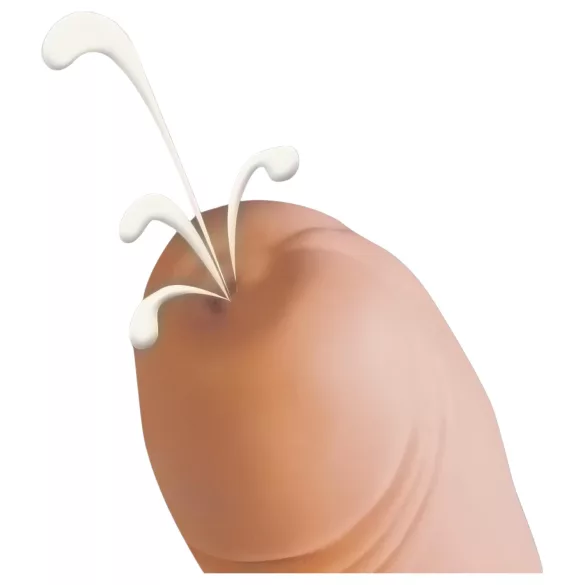 You2Toys - dildo ar ejakulācijas efektu naturāla krāsa