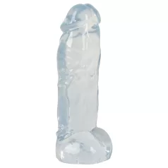 Crystal Clear Big Dong - želejveida milzu dildo (21,5 cm)