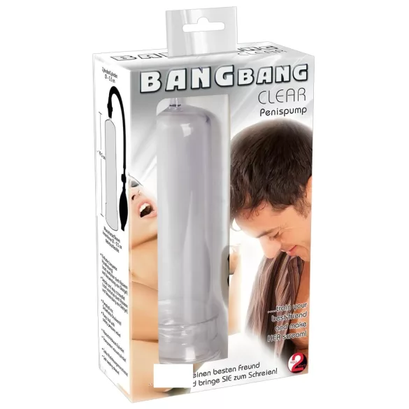 You2Toys - Bang Bang dzimumlocekļa pumpis (caurspīdīgs)