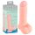 Medicīniskais - taisns medicīniska silikona dildo (20cm) - dabīgs