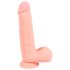 Medicīniskais - taisns medicīniska silikona dildo (20cm) - dabīgs