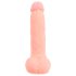 Medicīniskais - taisns medicīniska silikona dildo (20cm) - dabīgs