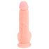 Medicīniskais - taisns medicīniska silikona dildo (20cm) - dabīgs