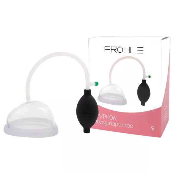 Fröhle - vagīnas pumpis caurspīdīgs medicīnisks
