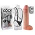 Karaliskais Strap-on 11 - dobtais dildo ar siksniņu (28 cm)