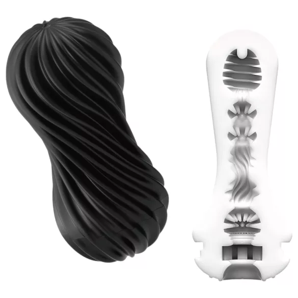 TENGA Flex - vīriešu masturbators melns