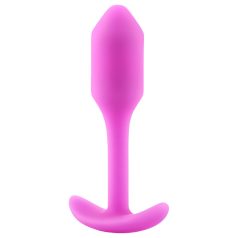   b-vibe Snug Plug 1 - anālais spraudnis ar iekšējo svaru 55g rozā