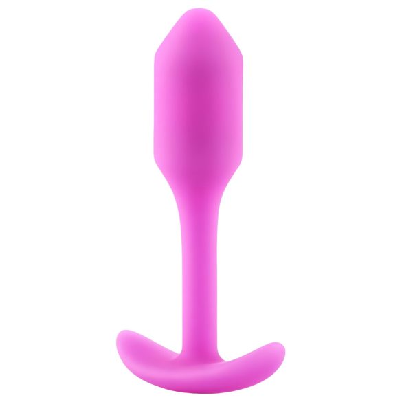 b-vibe Snug Plug 1 - anālais spraudnis ar iekšējo svaru 55g rozā