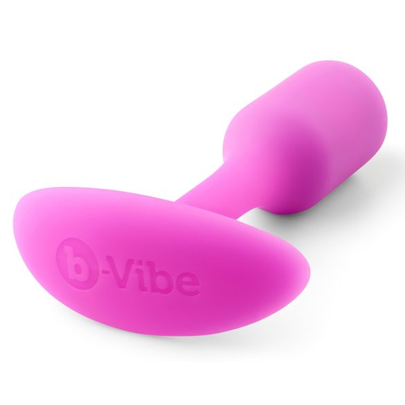 b-vibe Snug Plug 1 - anālais spraudnis ar iekšējo svaru 55g rozā