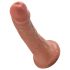 King Cock 6 dildo (15 cm) - brūns