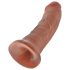 King Cock 8 dildo (20 cm) - tumši dabisks