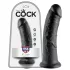 King Cock 8 dildo (20 cm, melns)