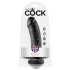 King Cock 8 dildo (20 cm, melns)