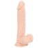 Nature Skin - dabīgs piesūceknis dildo - vidējs