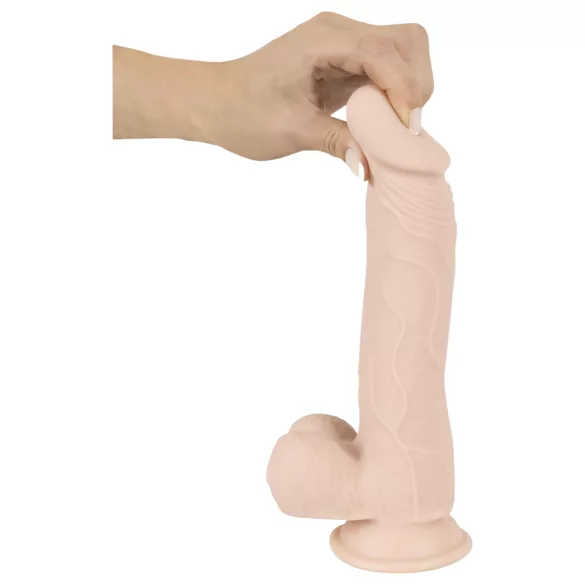 Nature Skin - piesūceknīša, dabiska izskata dildo (dabisks, vidējs)