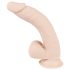 Nature Skin - dabīgs piesūceknis dildo - vidējs