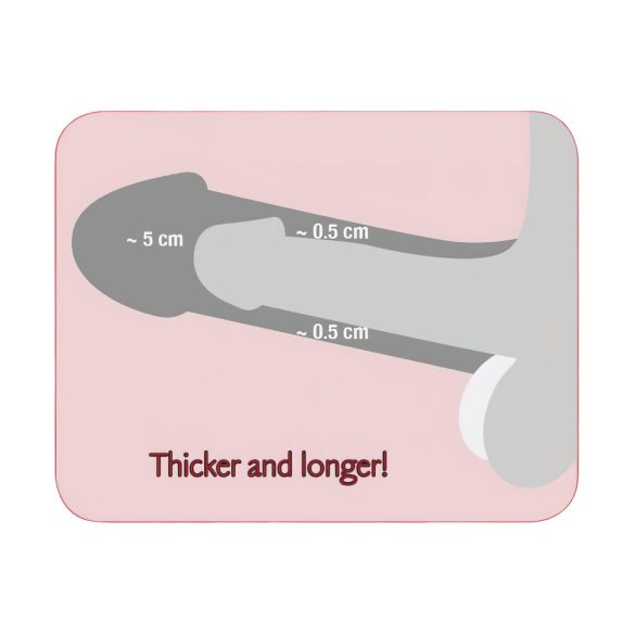 Nature Skin - dzimumlocekļa uzmava ar gredzenu pagarināšanai