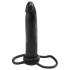 analfantasy dubultais anālais strap-on dildo melns
