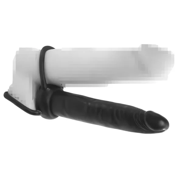 analfantasy dubultais anālais strap-on dildo melns