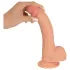 realistixxx - reālistisks dildo ar piesūcekni (22 cm, miesas krāsā)