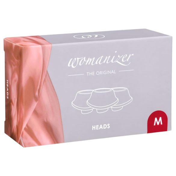 Womanizer Premium M - rezerves uzgaļu komplekts, sarkans, 3 gab.