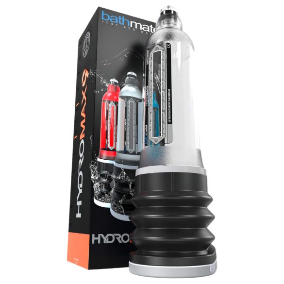 Bathmate Hydromax9 - hidrauliskā erekcijas pumpis caurspīdīgs