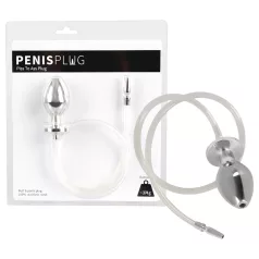   You2Toys - Piss to Ass Plug - dobums anālais plugs ar urīnizvadkanāla dilatatoru