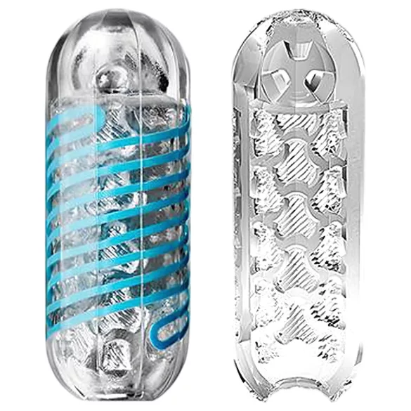 TENGA Spinner Tetra - vīriešu masturbators caurspīdīgs