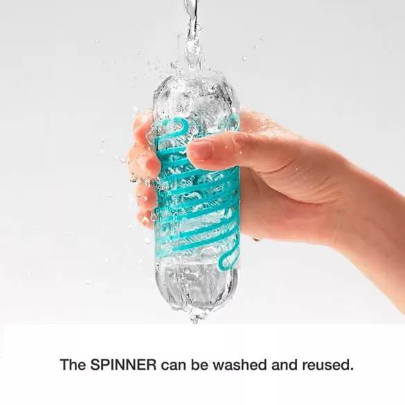 TENGA Spinner Tetra - vīriešu masturbators caurspīdīgs