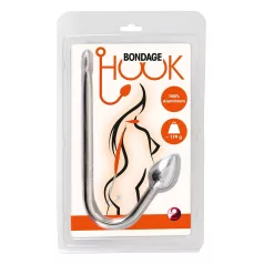 You2Toys - alumīnija anālais āķis 179g sudrabs