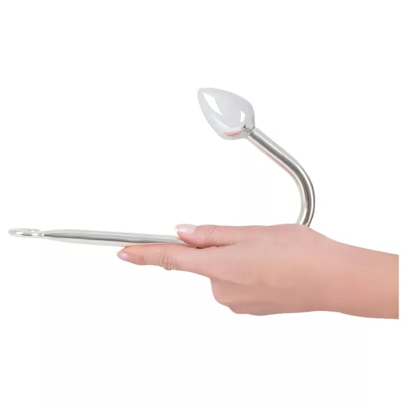 You2Toys - alumīnija anālais āķis 179g sudrabs