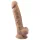 Silexd 7 - piesūcekņa dildo 17,5cm naturāla krāsa