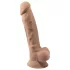 Silexd 7 - piesūcekņa dildo 17,5cm naturāla krāsa