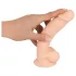 Silexd 7 - piesūcekņa dildo 17,5cm naturāla krāsa