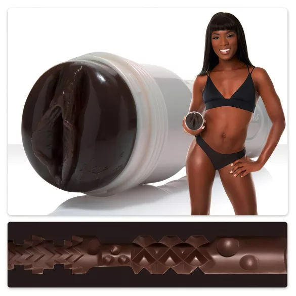 Fleshlight masturbators élethū vagina ar Ana Foxxx dizainu, zīda materiāls