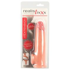   Realistixxx - dzimumlocekļa uzmava ar gredzenu 19 cm dabīgs