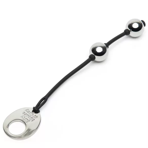Fifty Shades of Grey mini geišu bumbiņa metāla sudraba