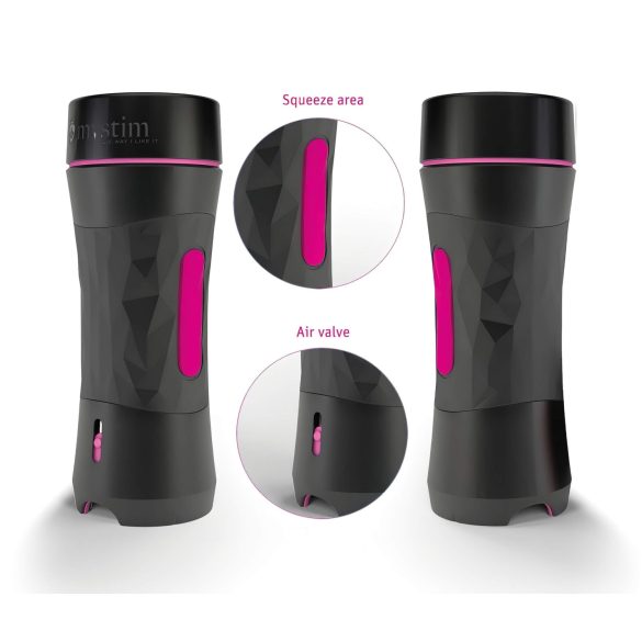 mystim OPUS Mica - masturbators reālistiska mākslīgā maksts dabiska/melna