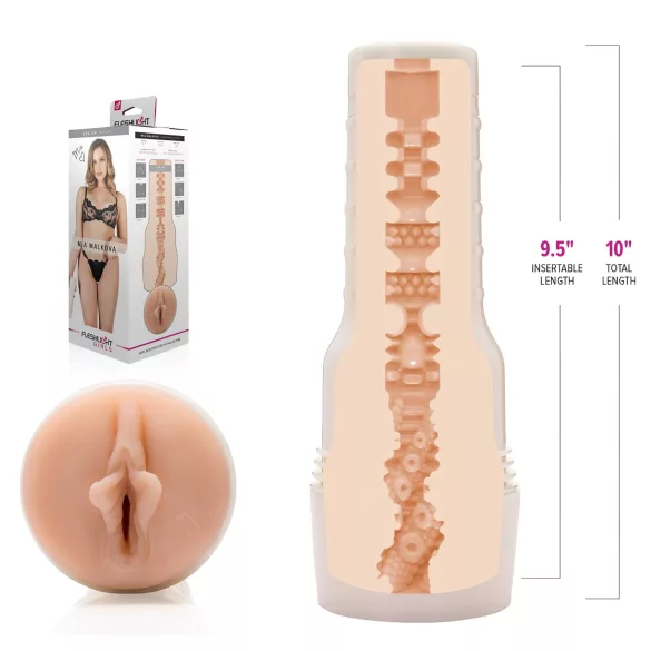Fleshlight masturbators Mia Malkova realistiska maksts dabiska krāsa