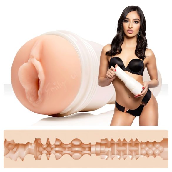 Fleshlight Emily Willis Squirt - reālistiska mākslīgā vagīna (dabiska)