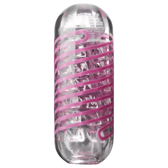 TENGA Spinner Brick - masturbators rota masturbators caurspīdīgs