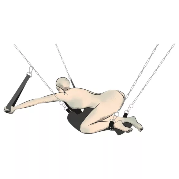 You2Toys seksa šūpoles melnas