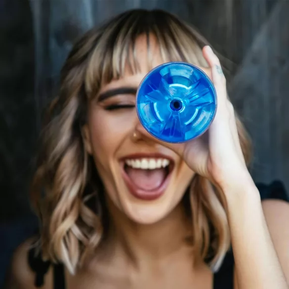 Fleshlight Flight Commander - masturbators ar vaku funkciju zilā krāsā