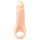 Realistixxx divkāršs reālistisks dildo ar dzimumlocekļa gredzenu, miesas krāsā